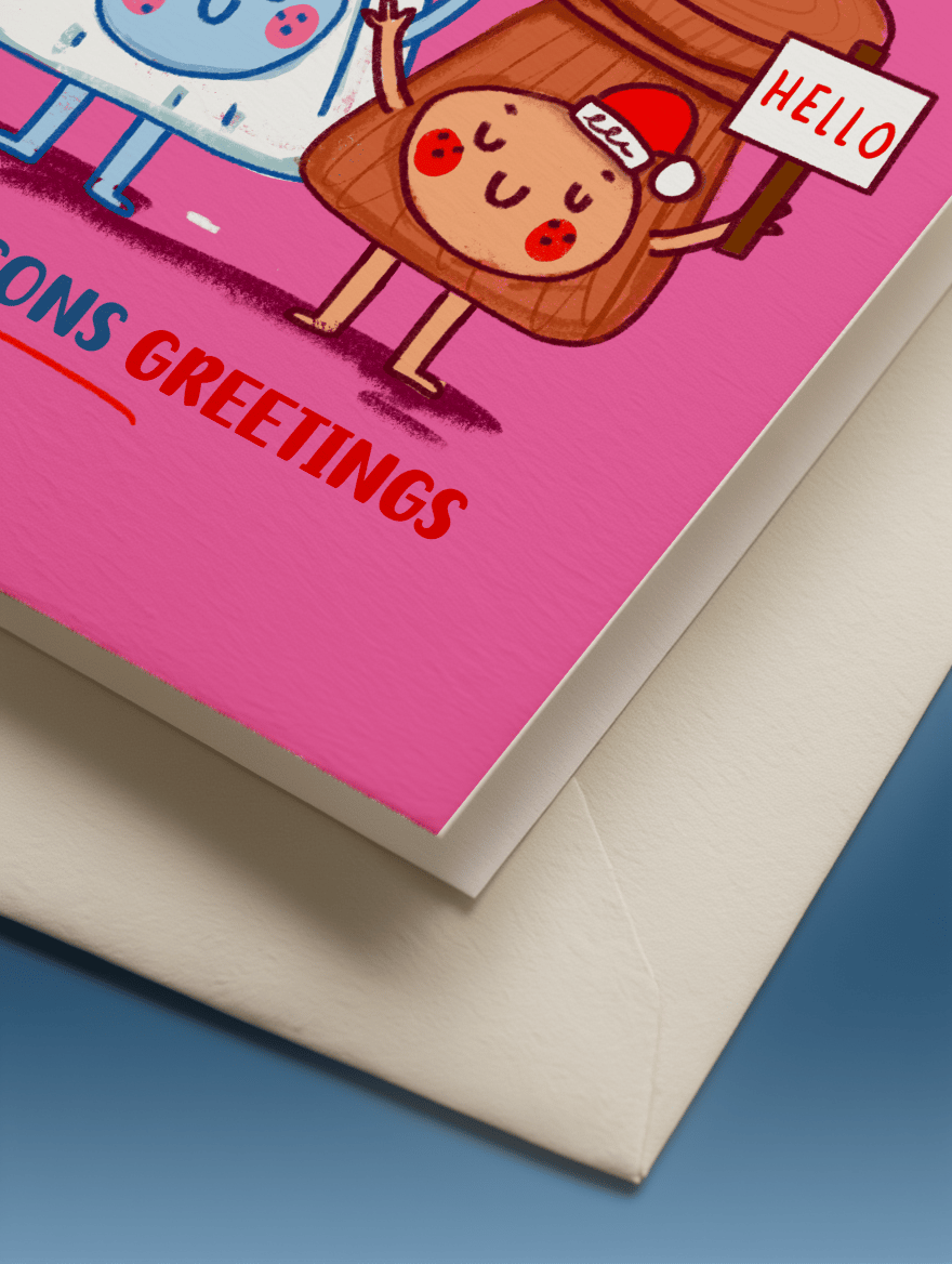 Seasons Greetings with Salt and Pepper mockup 3