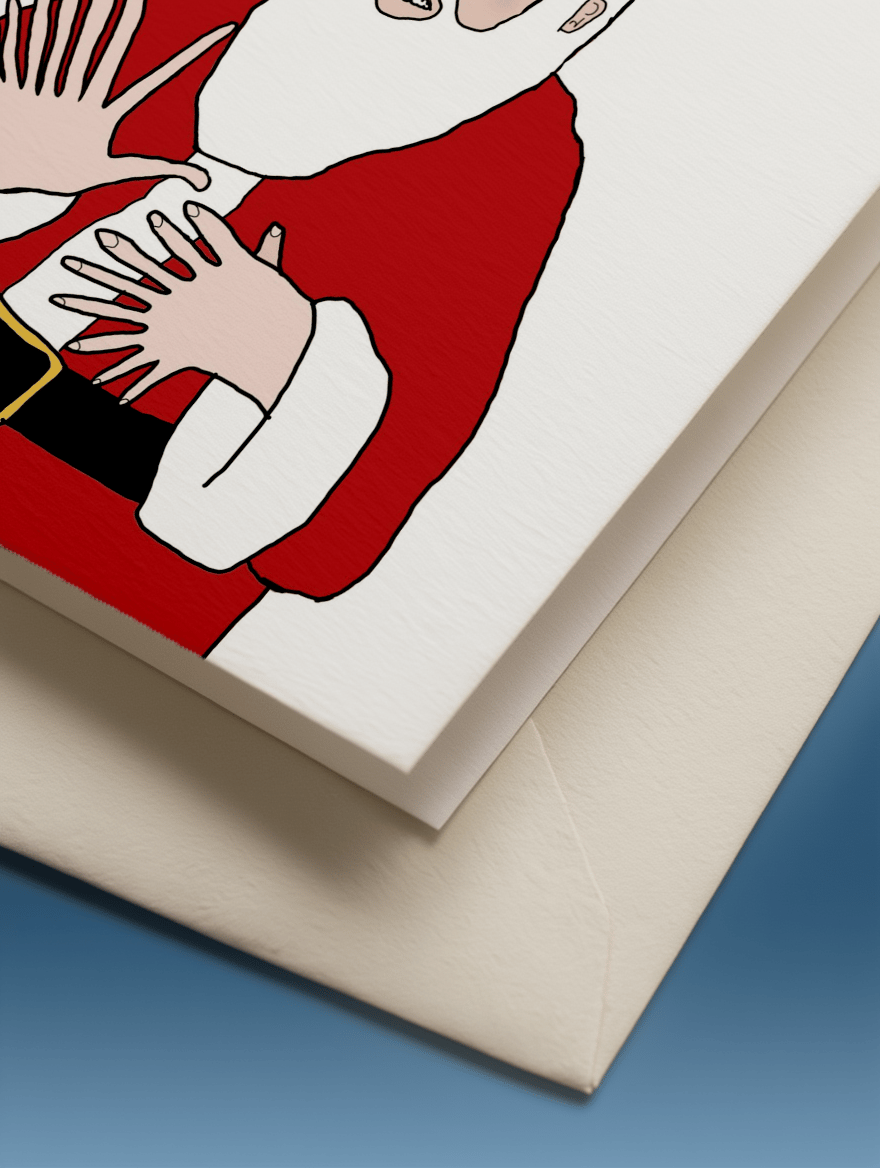 Santa Merry Christmas mockup 3