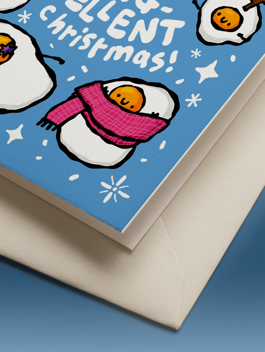 Have an Egg-cellent Christmas mockup 2