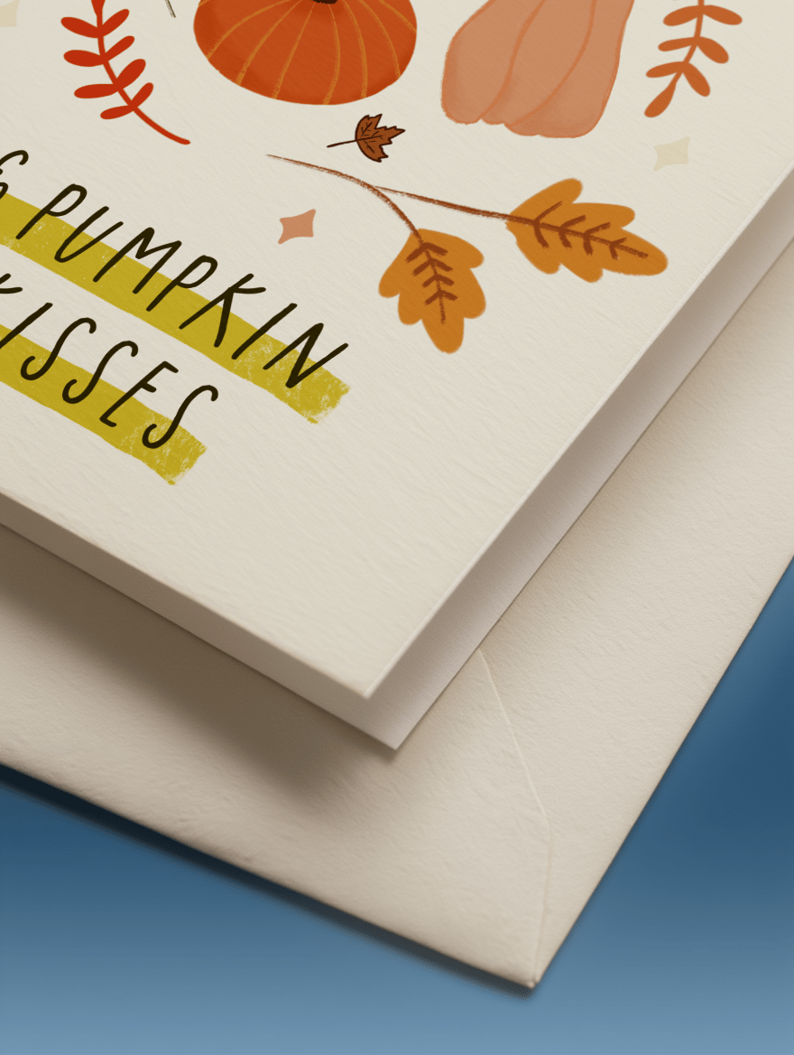Thanksgiving Wishes and Pumpkin Kisses mockup 3