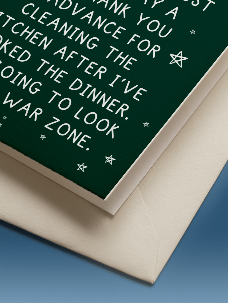 To My Husband This Christmas Card mockup 3