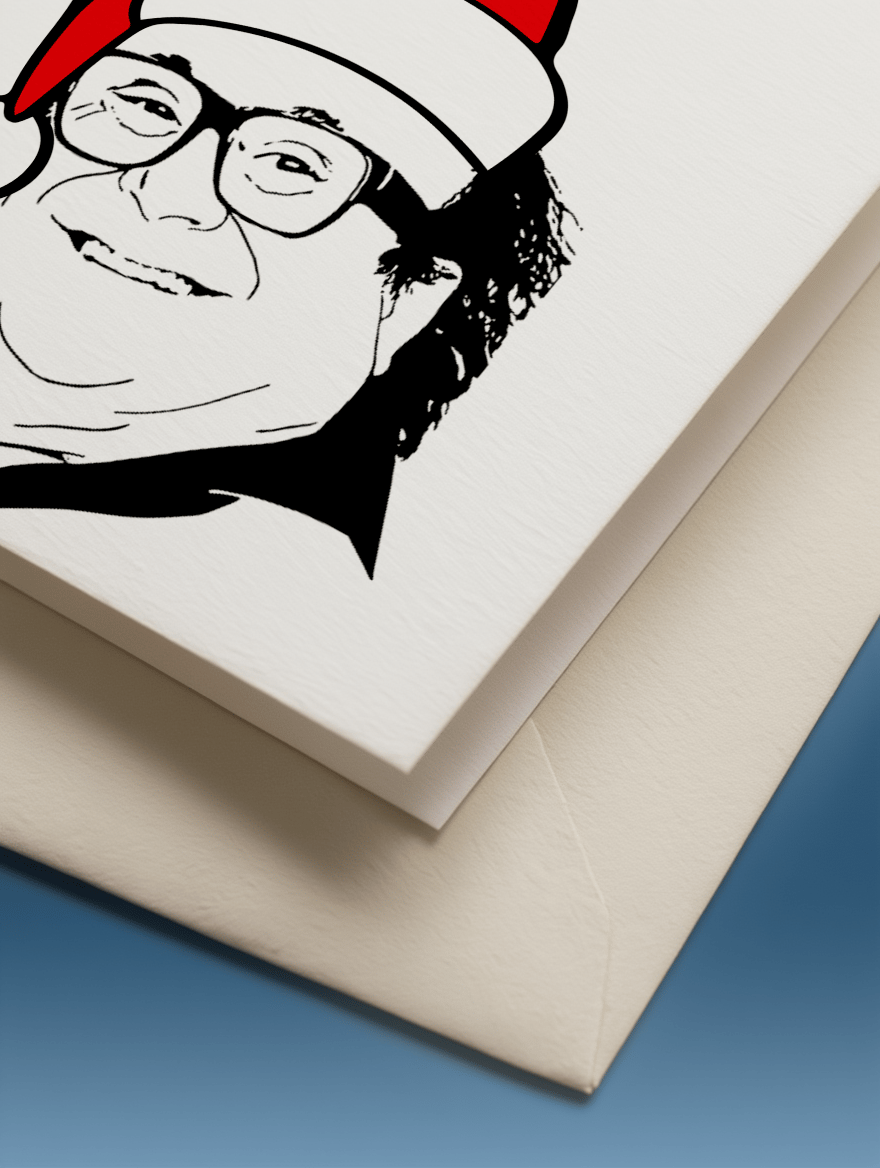 Merry Christmas Bitches Card mockup 3
