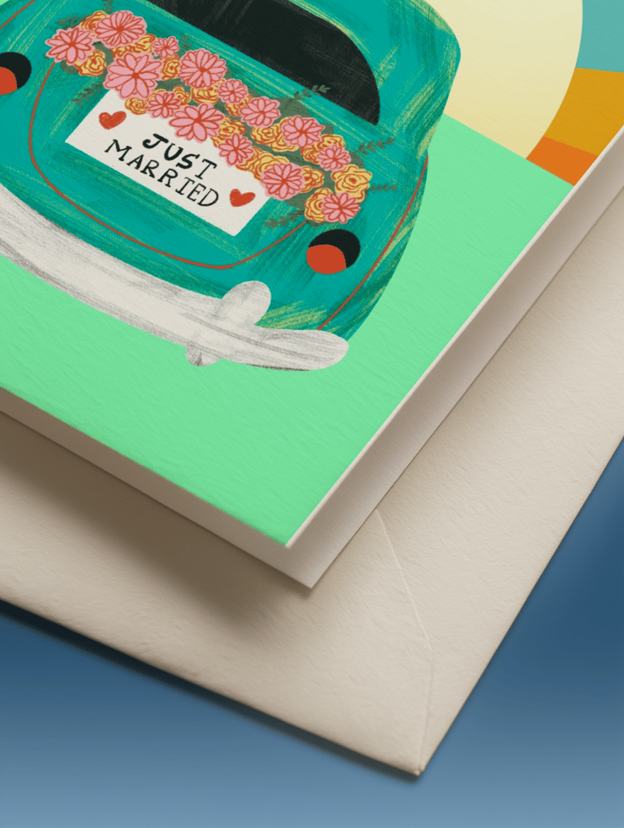 Just Married Car mockup 2