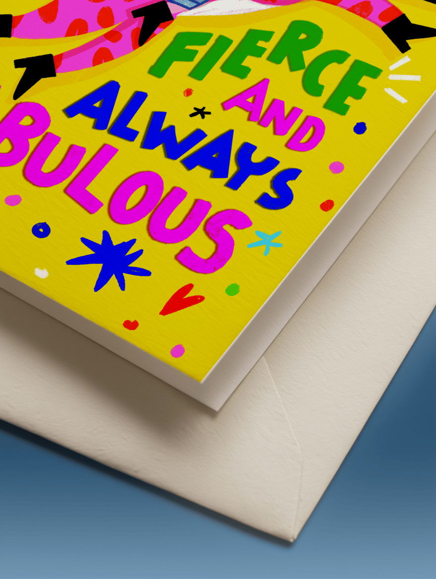 Fierce and Always Fabulous mockup 3