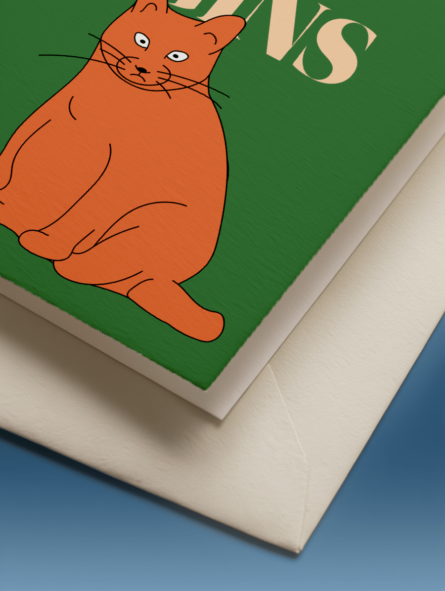 Countdown Cat Card mockup 3