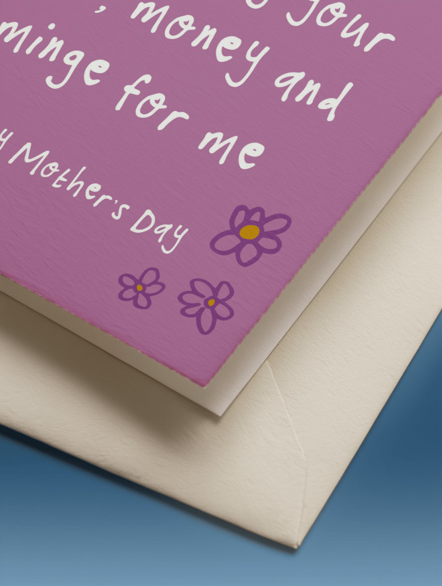 thank you for sacrificing your time and money for me mockup 3