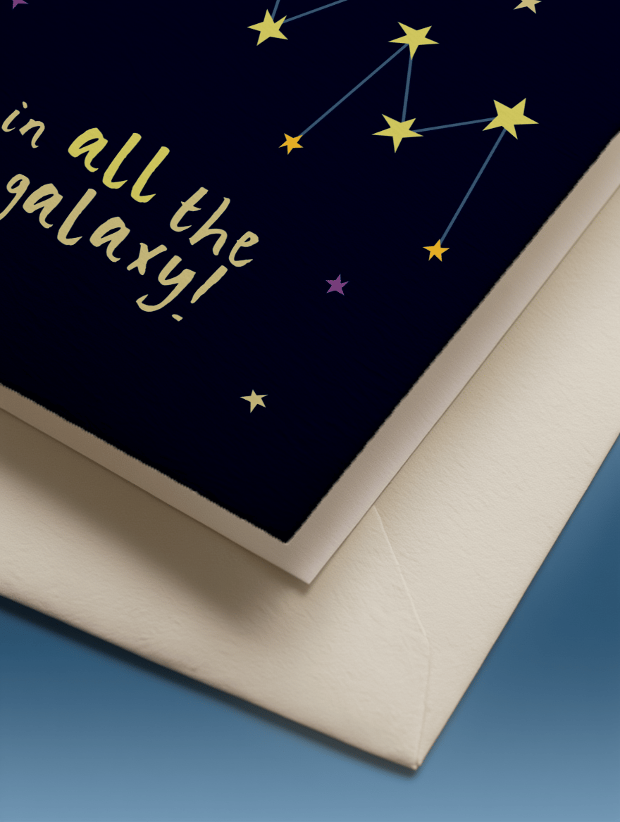 to the very best mom in the galaxy mockup 3