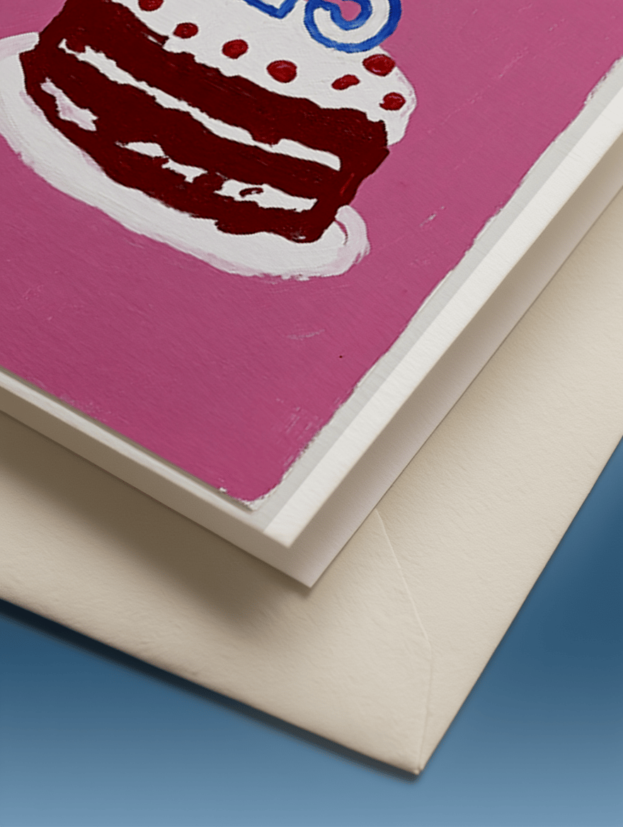 25 cake illustration mockup 3