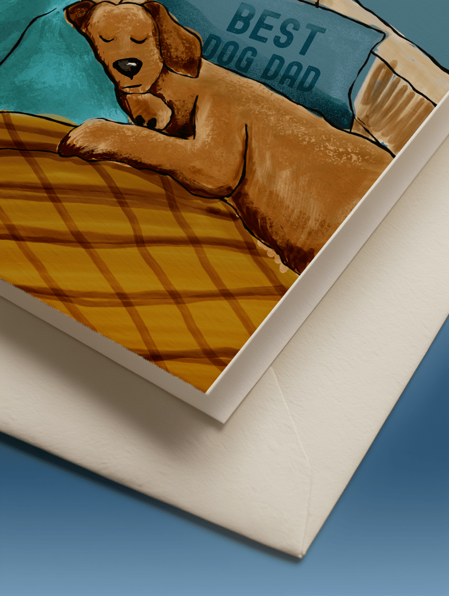 Best Dog Dad Father's Day mockup 3