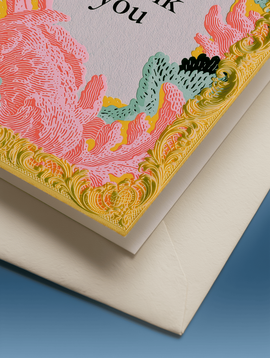 Ornate Frame Thank You mockup 3