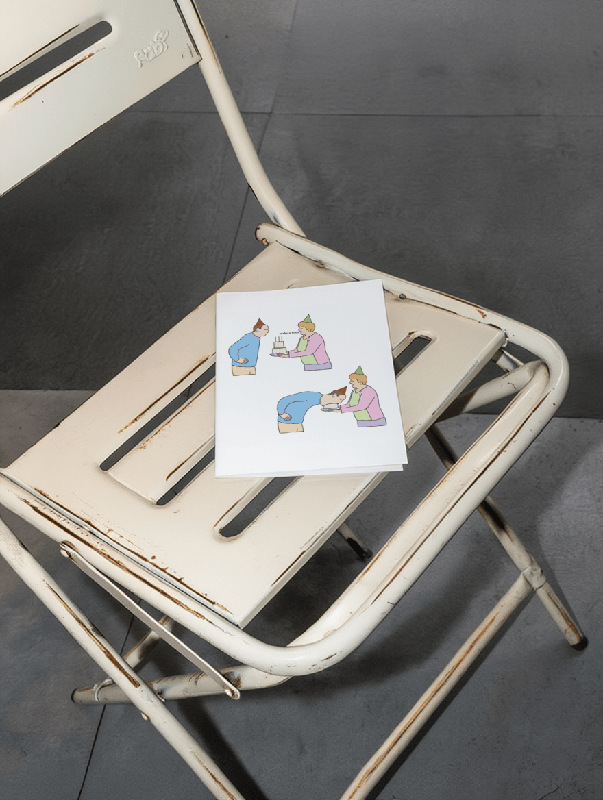 Wish Birthday Card mockup 2