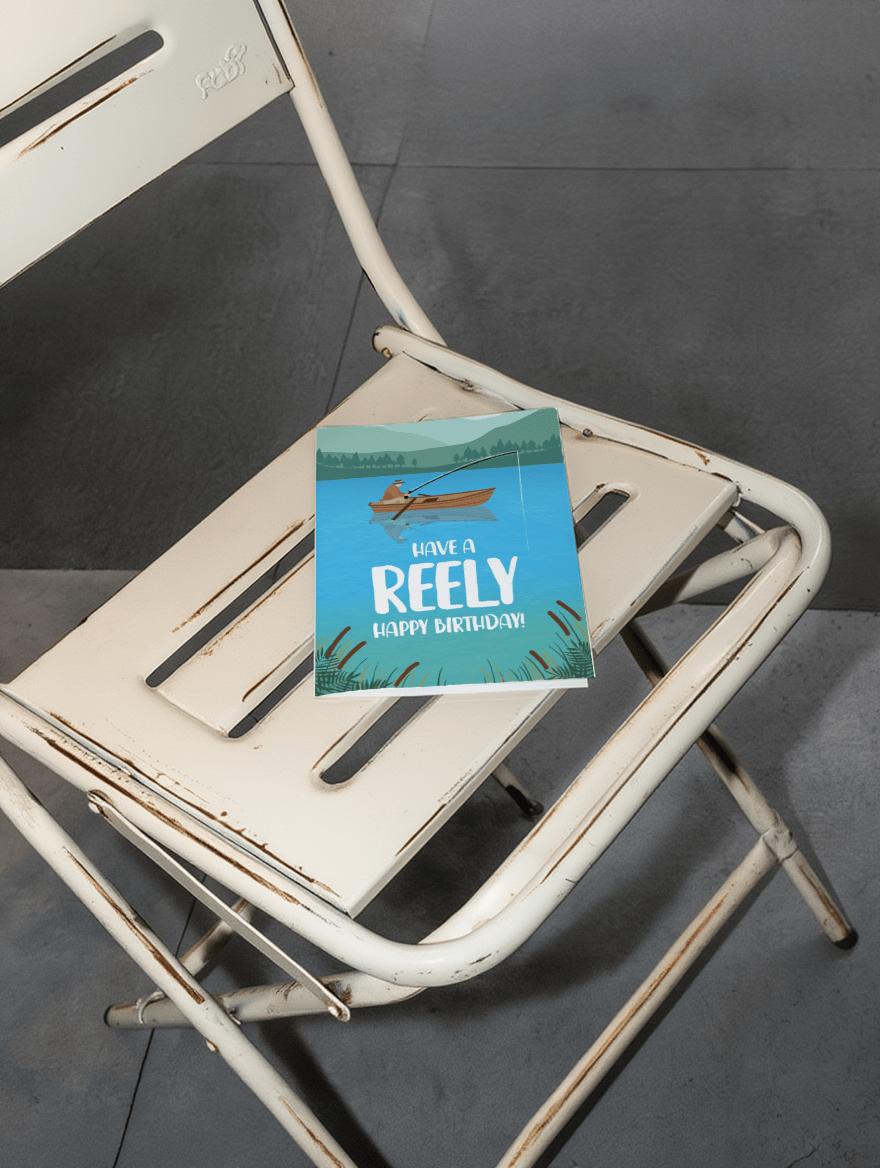 Have a Reely Happy Birthday mockup 2