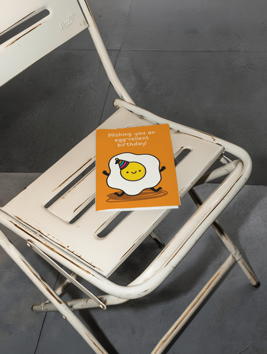 Wishing You an Egg-cellent Birthday! mockup 2