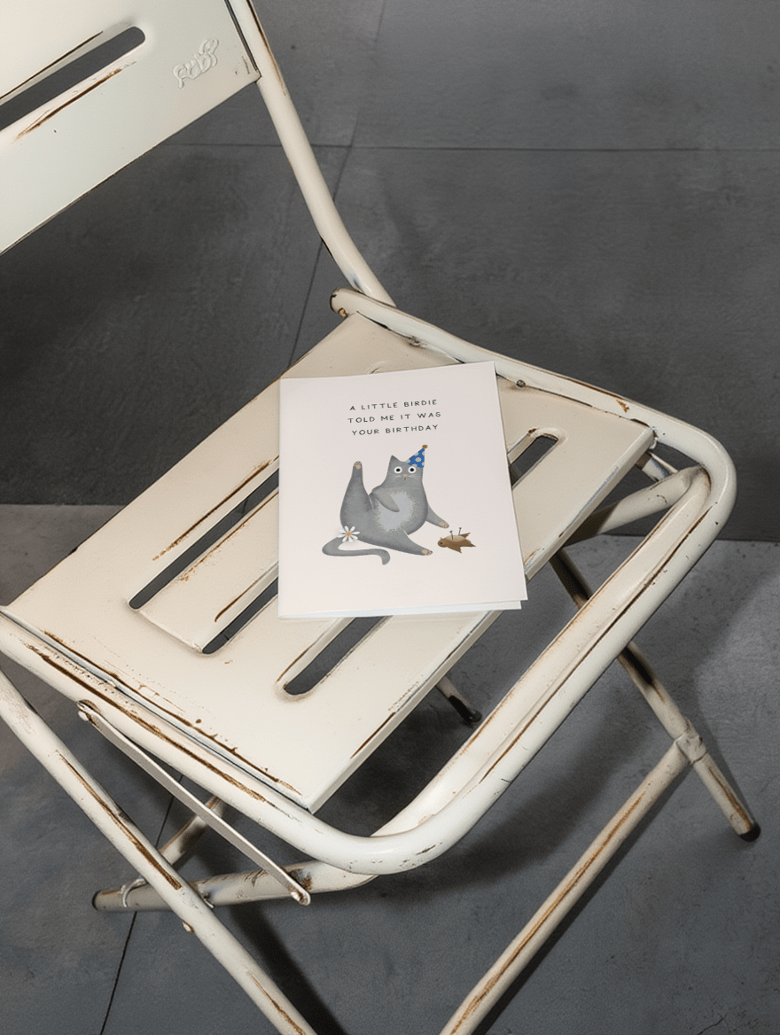 A Little Birdie Told Me It Was Your Birthday mockup 2