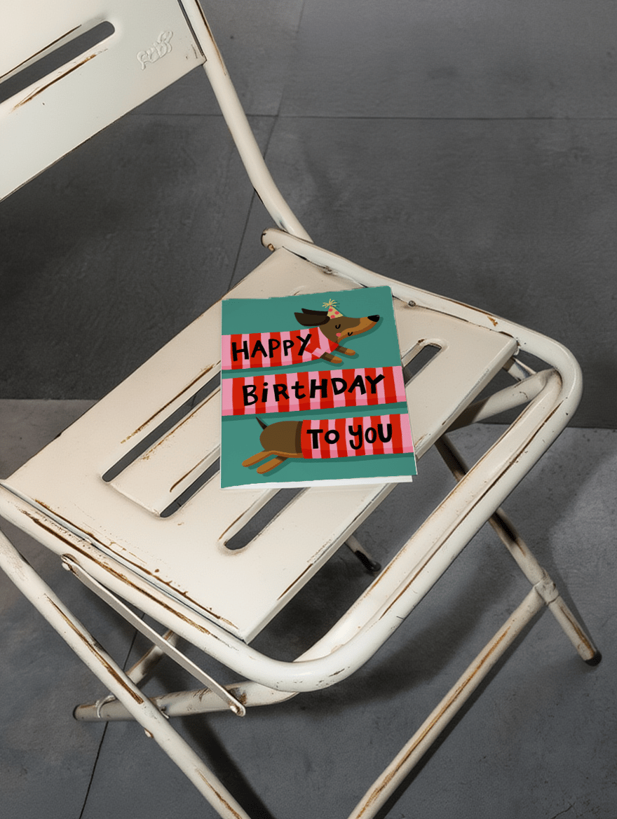 Happy Birthday to You - Dog mockup 2