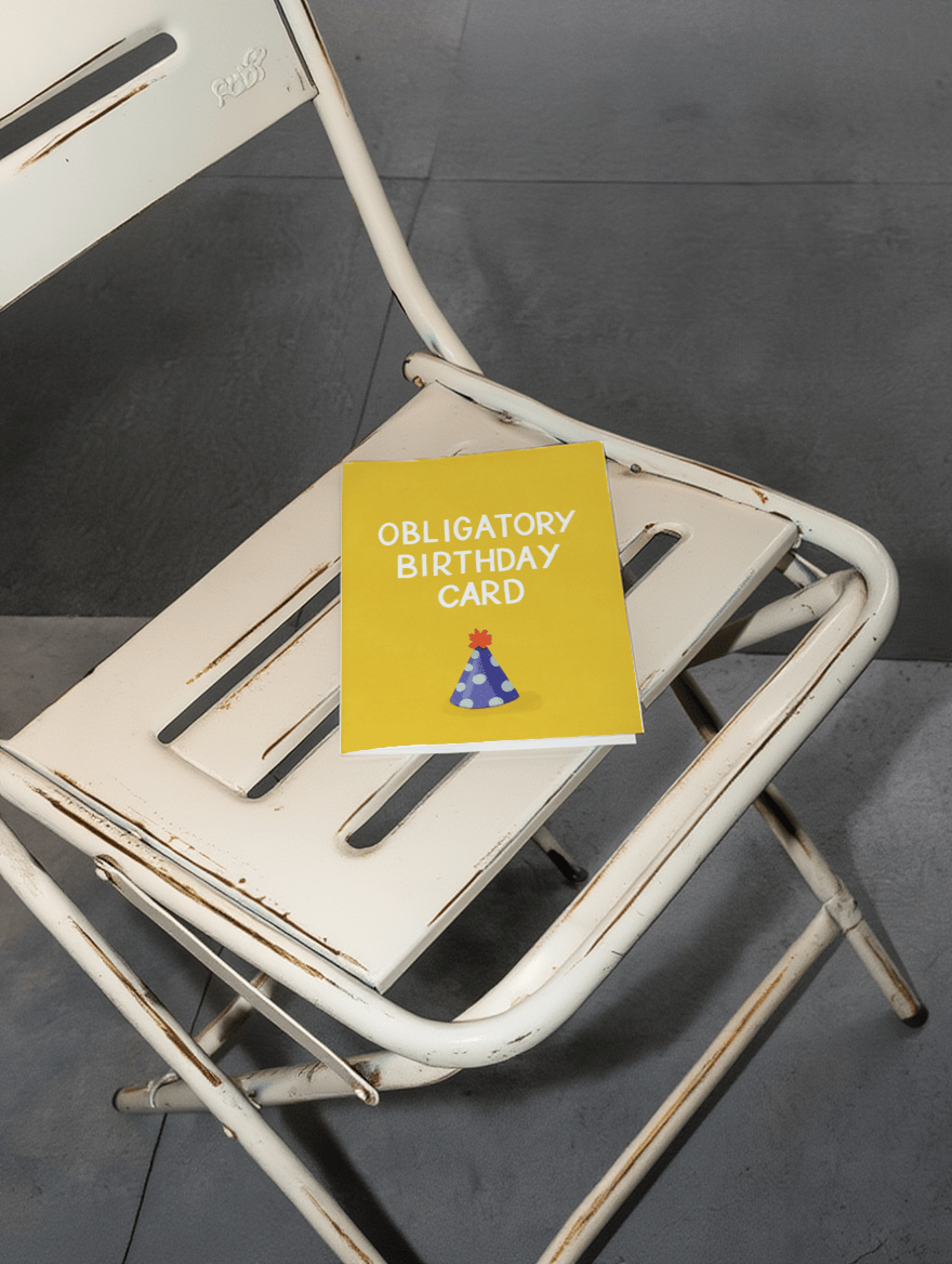 Obligatory Birthday Card mockup 1