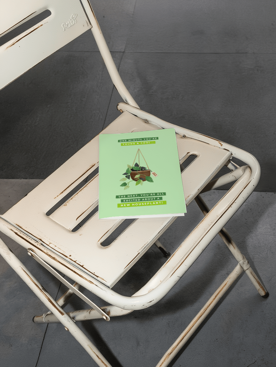 One Minute You're Young and Cool mockup 1