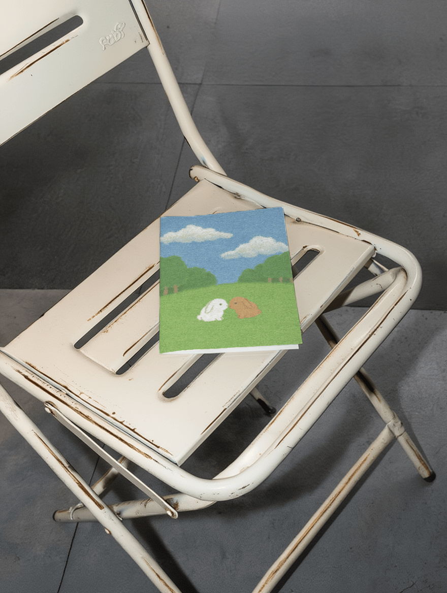 kissing bunnies mockup 2