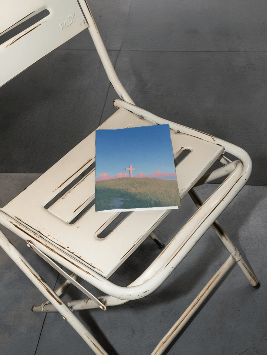 Peaceful Hillside Cross mockup 2