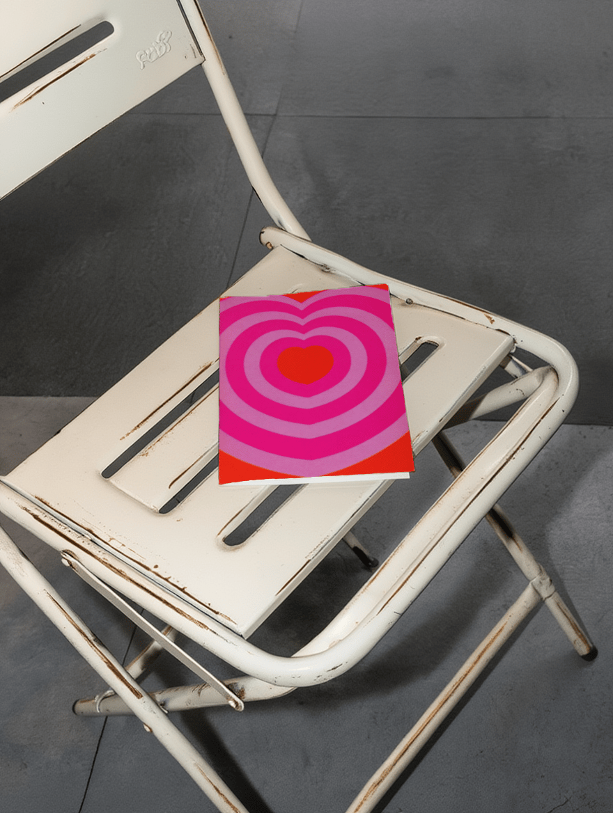 Radiant Heartbeat Greeting Card mockup 2