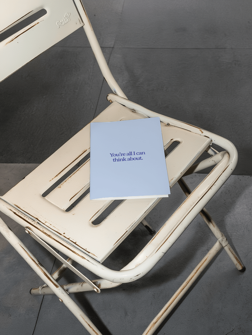 You're Always on My Mind Card mockup 2