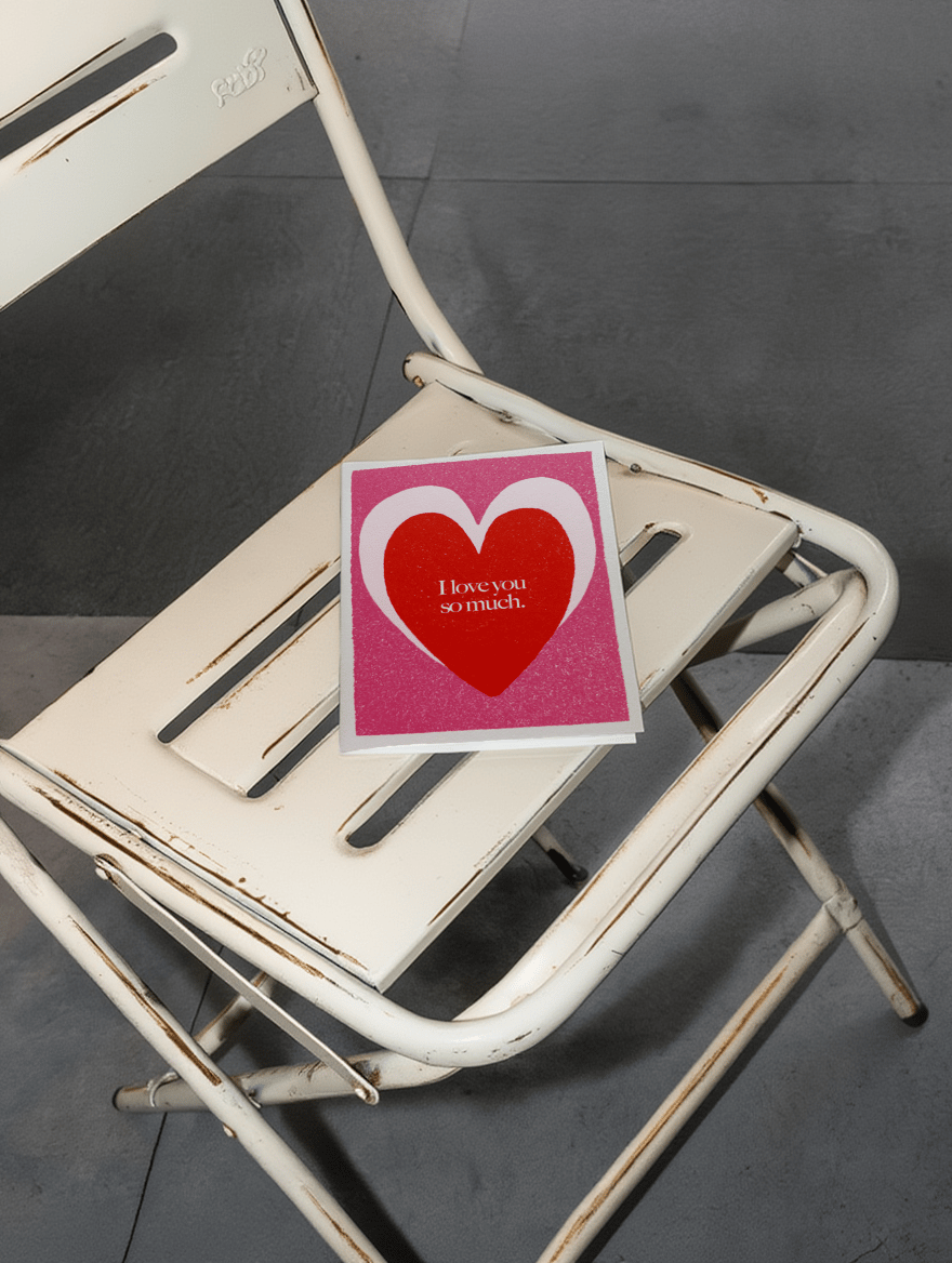 Heartfelt Love Note Card mockup 2