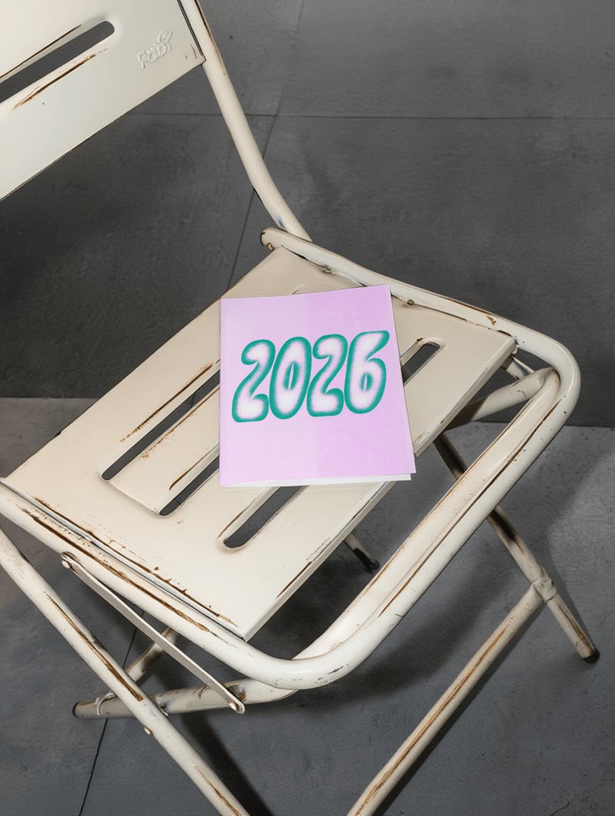 Welcome 2026 Celebration Card mockup 2