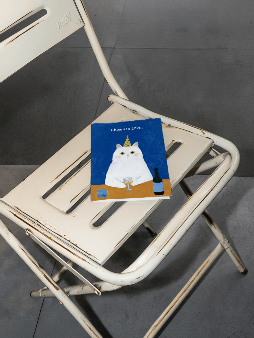 Party Cat New Year Cheer mockup 2