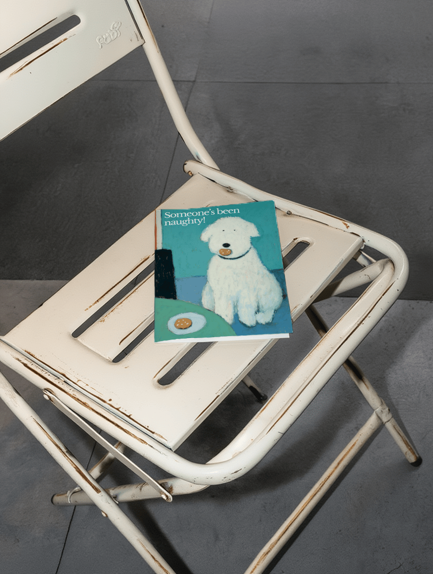 Playful Pooch Mischief mockup 2