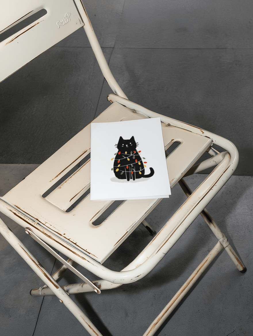 Festive Feline Holiday Cheer mockup 2