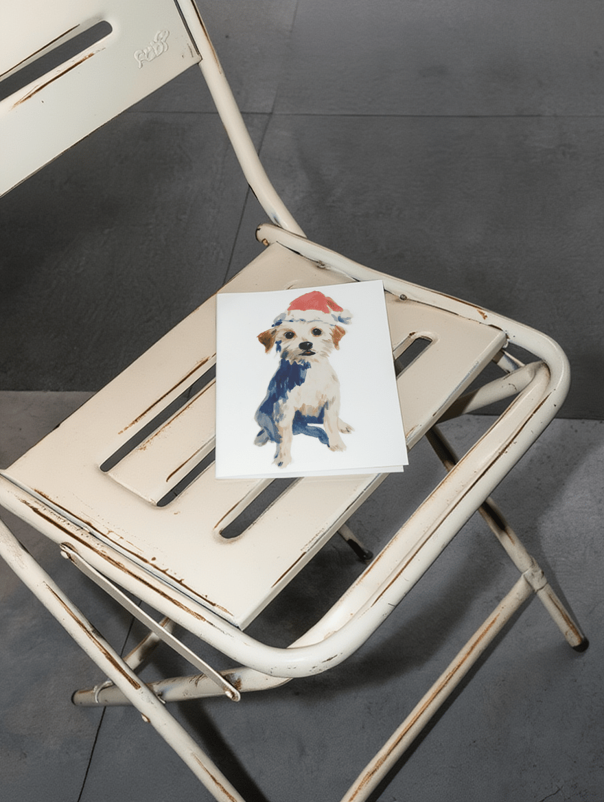 Festive Puppy Greetings mockup 2