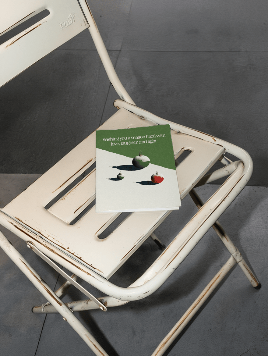 Festive Season's Greetings Card mockup 2