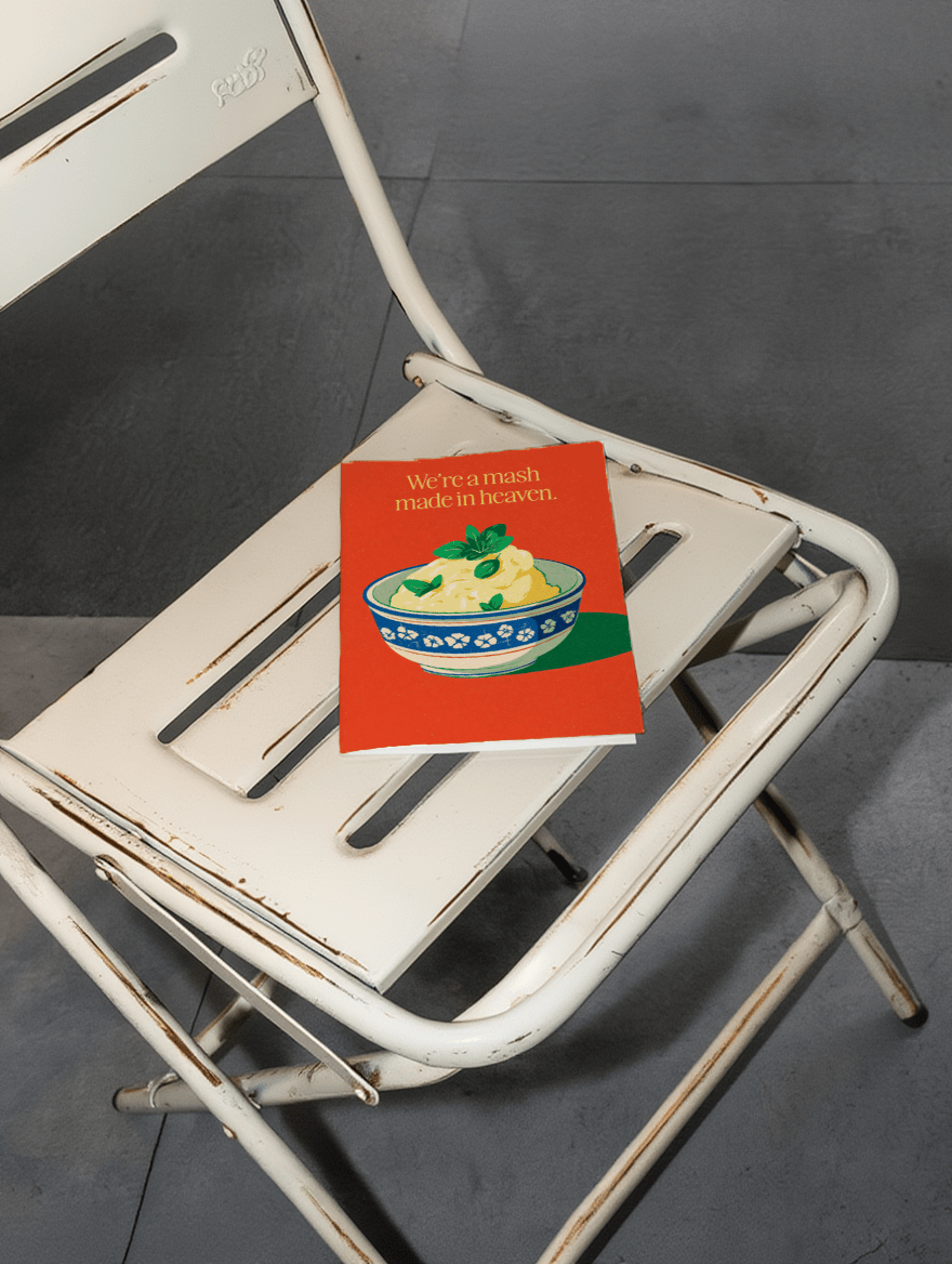 Heavenly Mash Love Card mockup 2