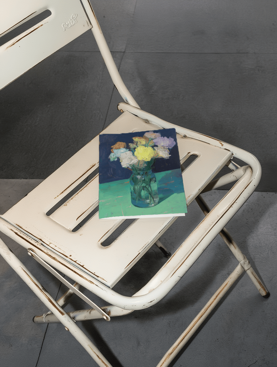 Vivid Blooms in Vase mockup 2