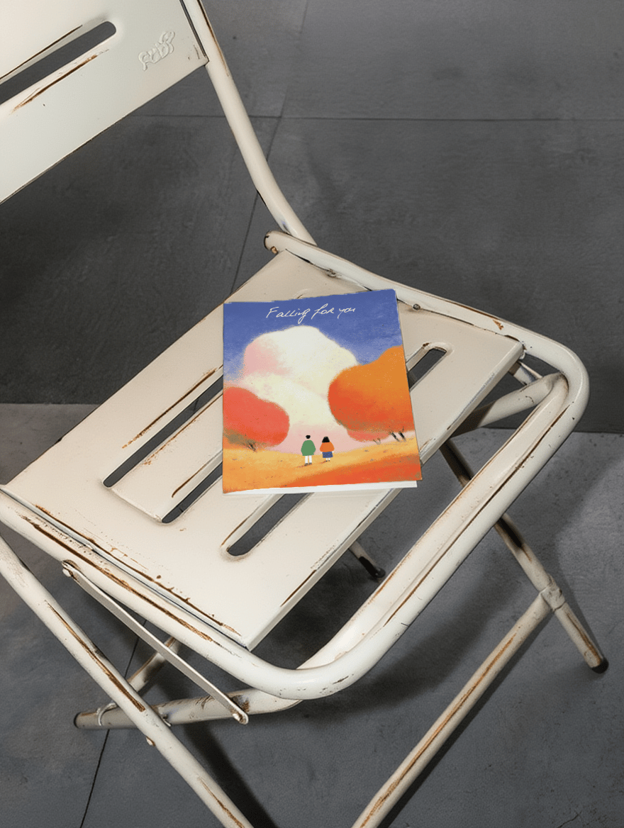Autumn Love Adventure Card mockup 2