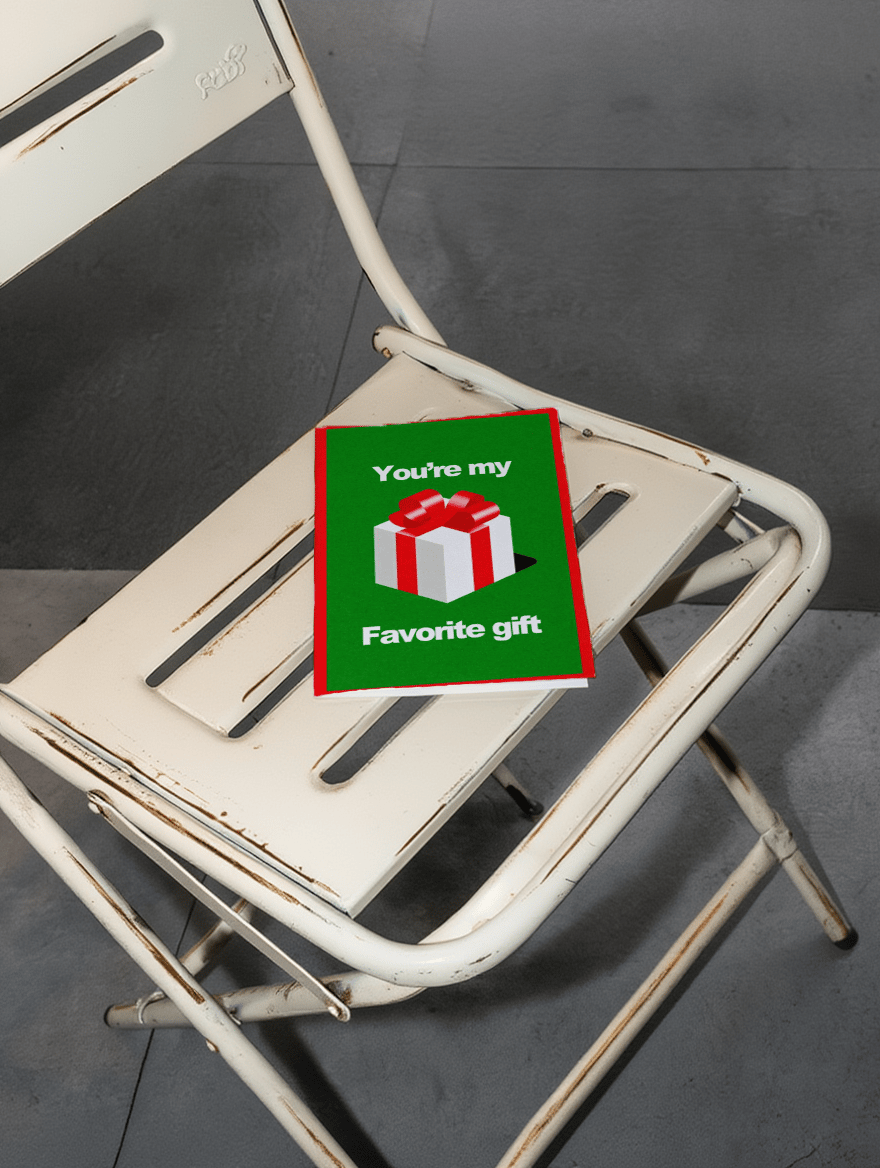 You're My Favorite Gift Card mockup 2