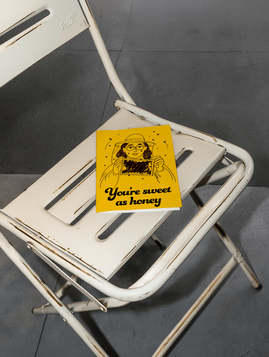 Sweet as Honey Card mockup 2