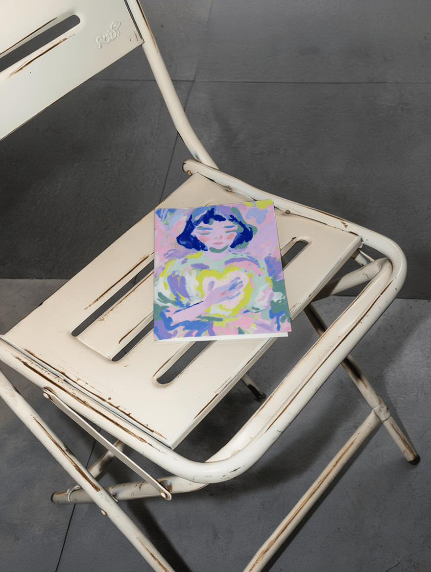 Abstract Heartfelt Art Card mockup 1