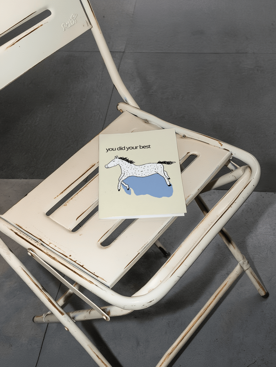 You Did Your Best Card mockup 2
