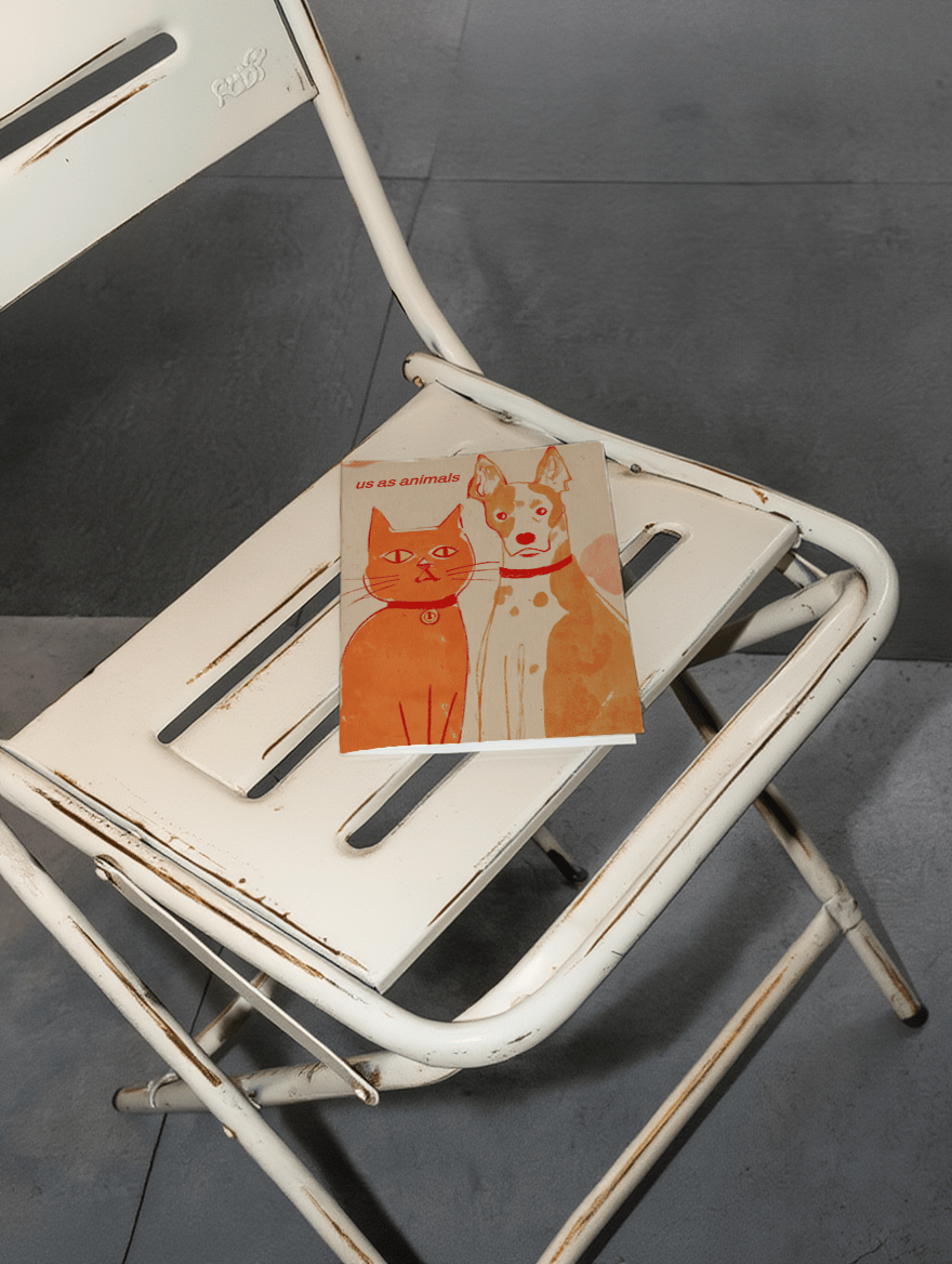 Animal Duo Friendship Card mockup 2