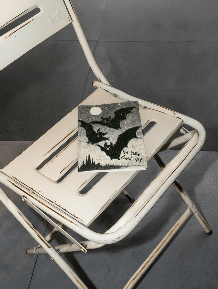 I'm Bats About You Card mockup 2