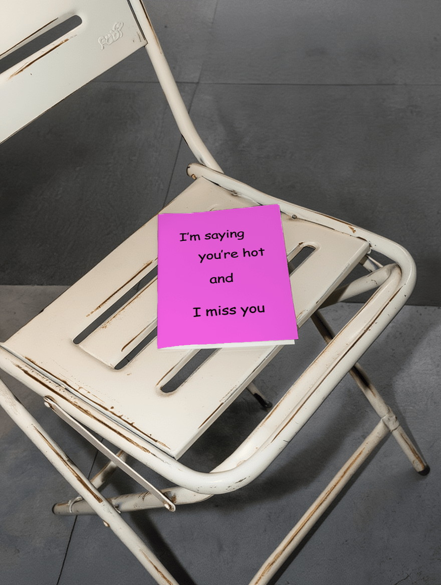 Hot & Missed You Card mockup 2