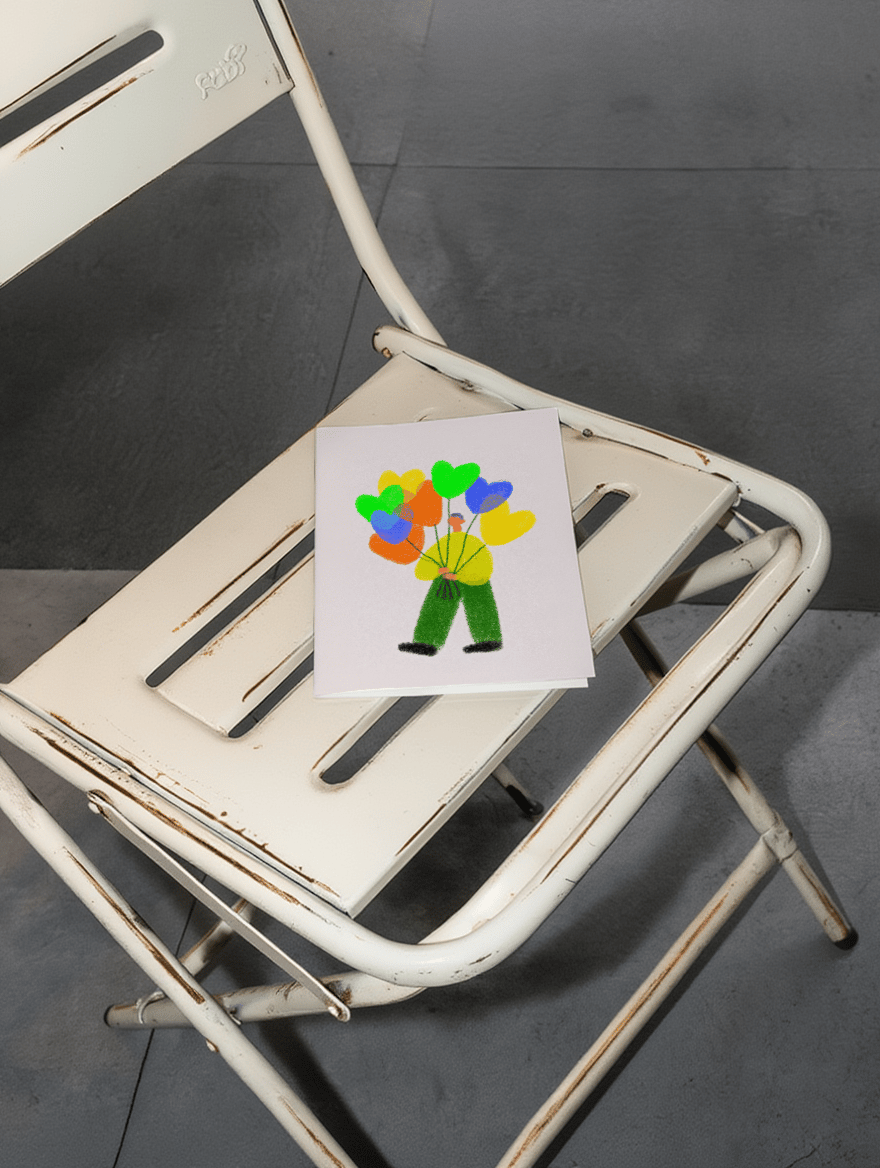 Vibrant Heart Balloon Surprise mockup 2