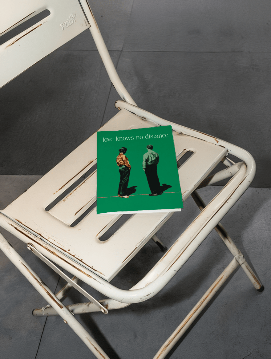 Love Knows No Distance Card mockup 2