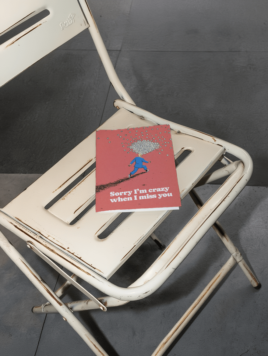 Missing You Madness Card mockup 2