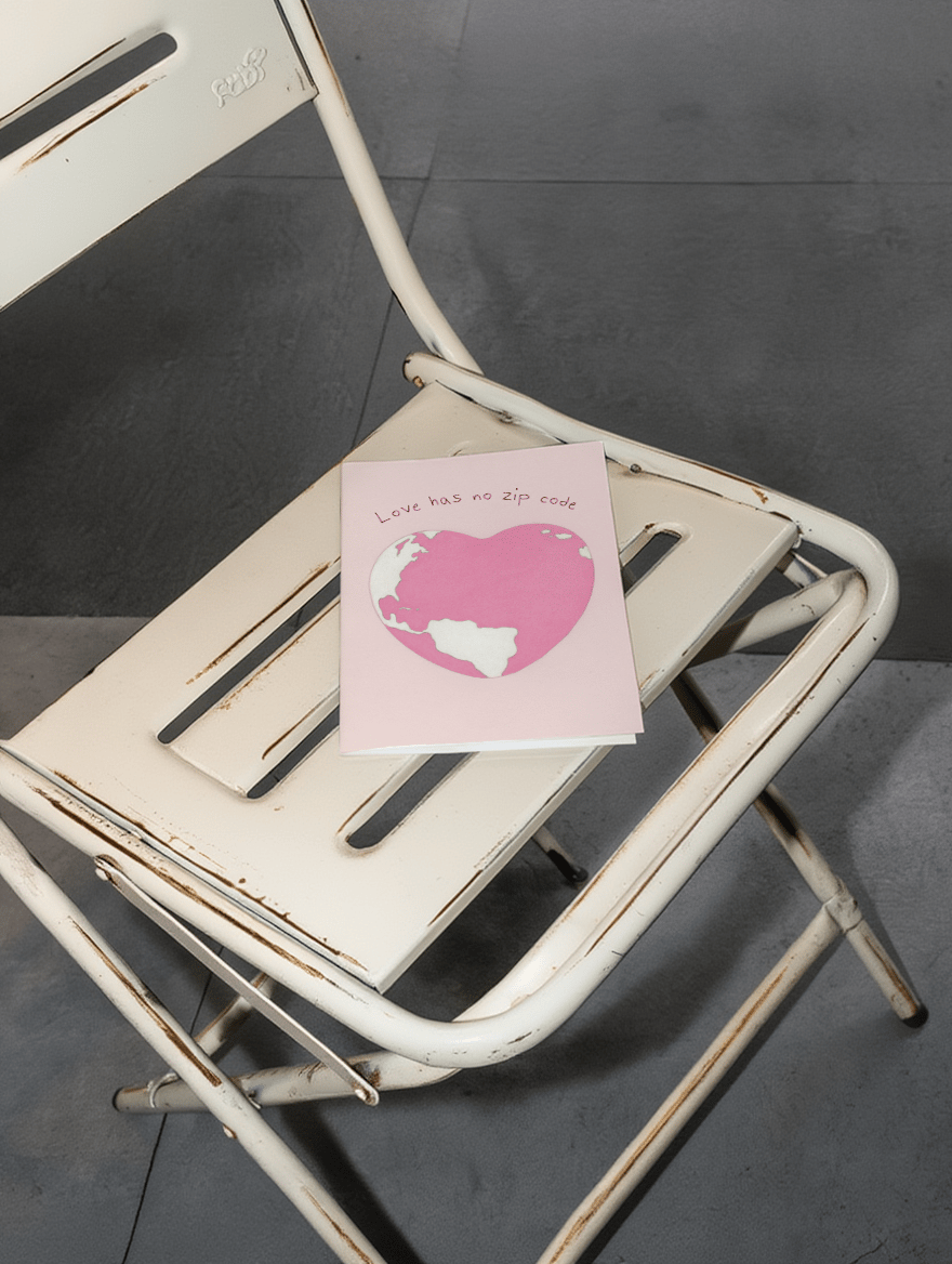 Love Knows No Boundaries Card mockup 2