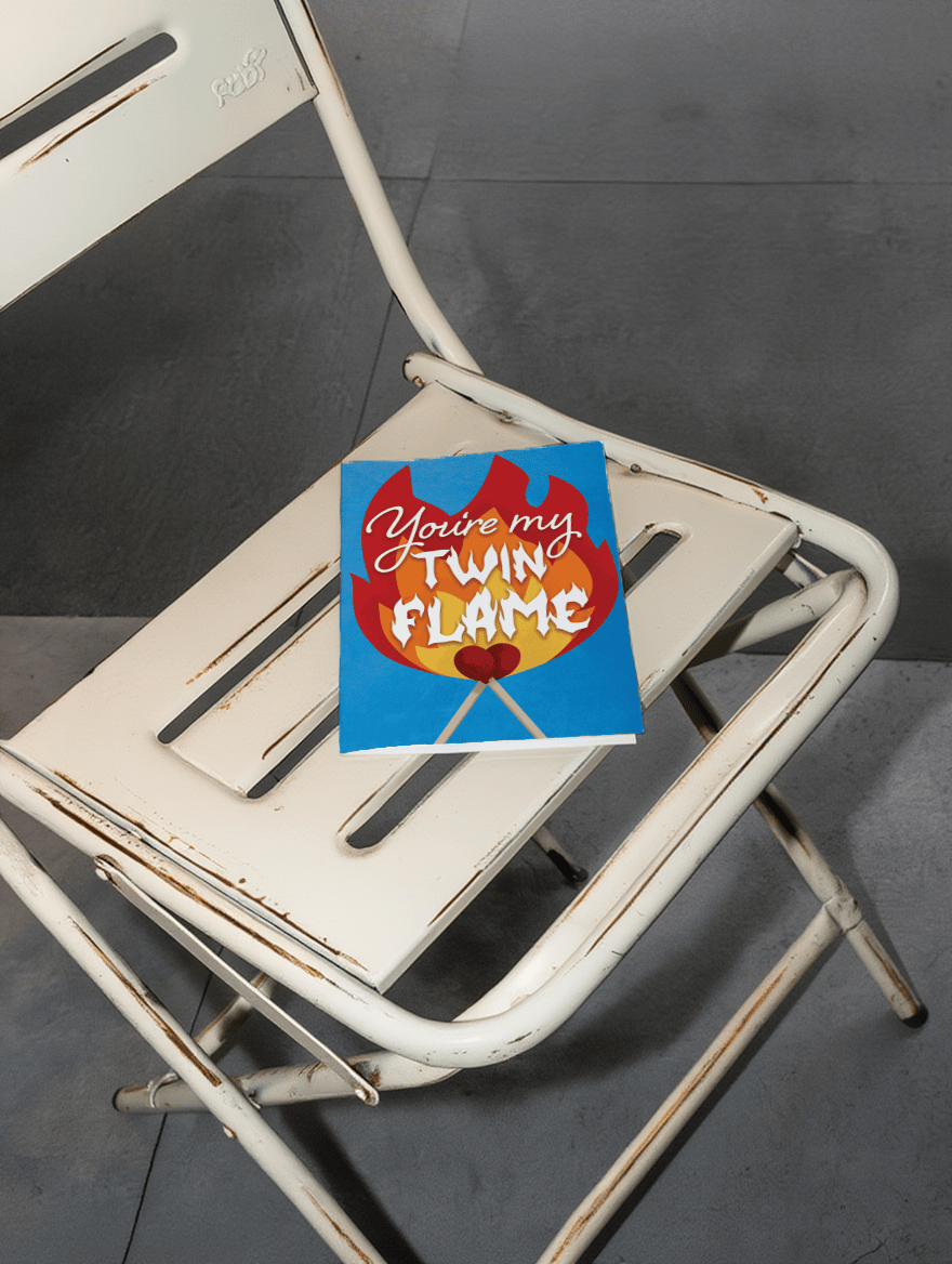 You’re My Twin Flame Card mockup 2