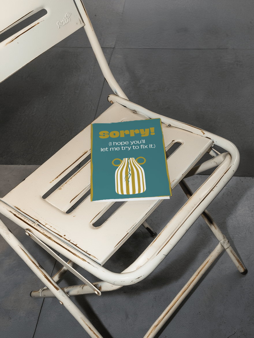 Sorry Let Me Fix It Card mockup 2