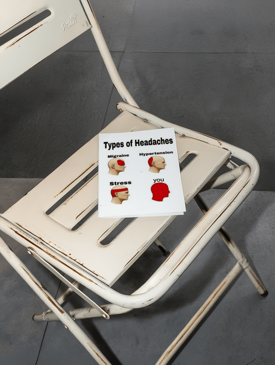 You're the Headache Card mockup 2