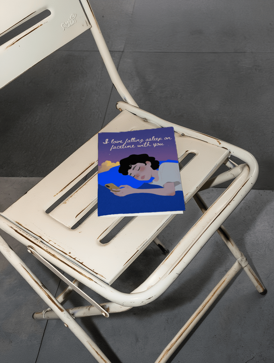 Facetime Dreams Card mockup 2